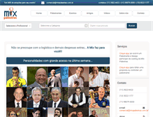 Tablet Screenshot of mixpalestras.com.br